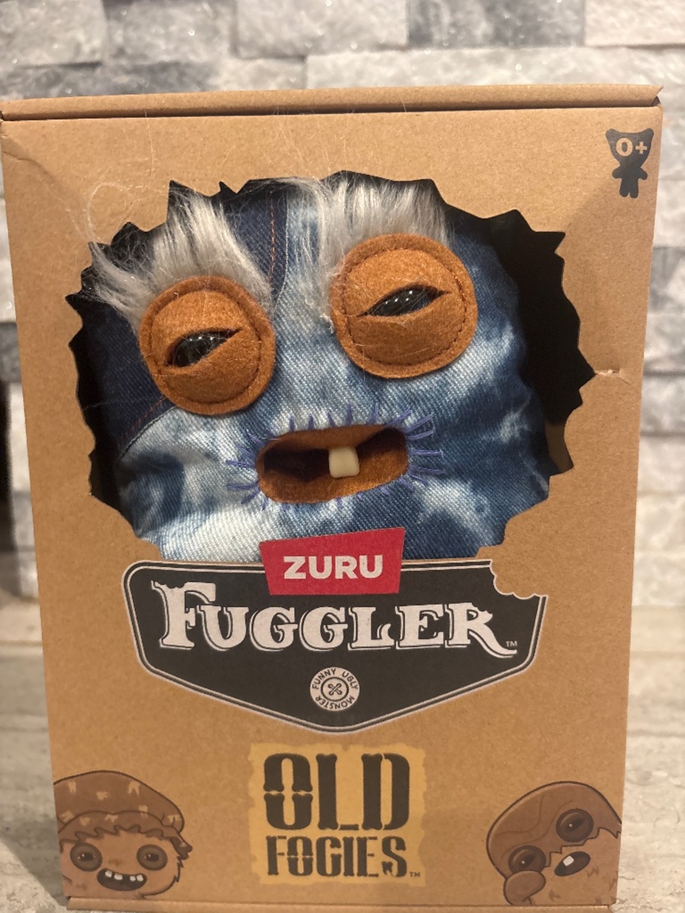 ZURU Fuggler Old Fogies Mr Needles Blue Plush NIB